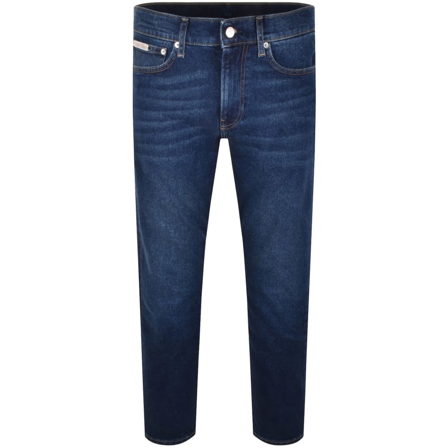 Calvin Klein Jeans Slim Tapered Fit Jeans Blue | Mainline Menswear United  States